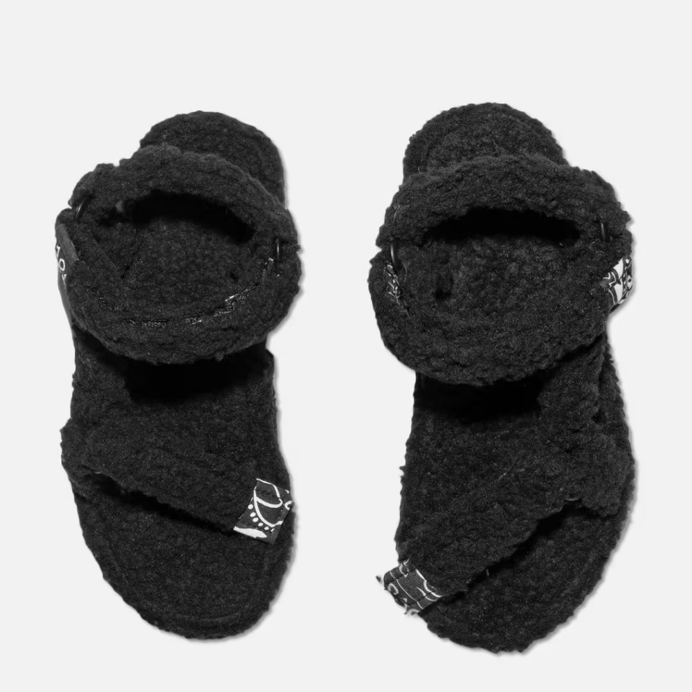 Arizona Love Trekky Fur Shearling Fur Fuzzy Sandals